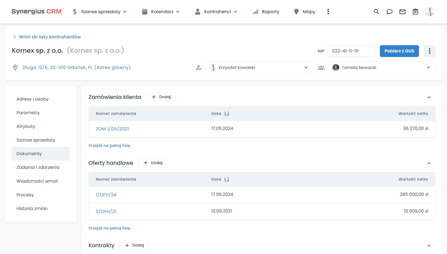 CRM dla przedstawiciela handlowego - dostęp do finansów