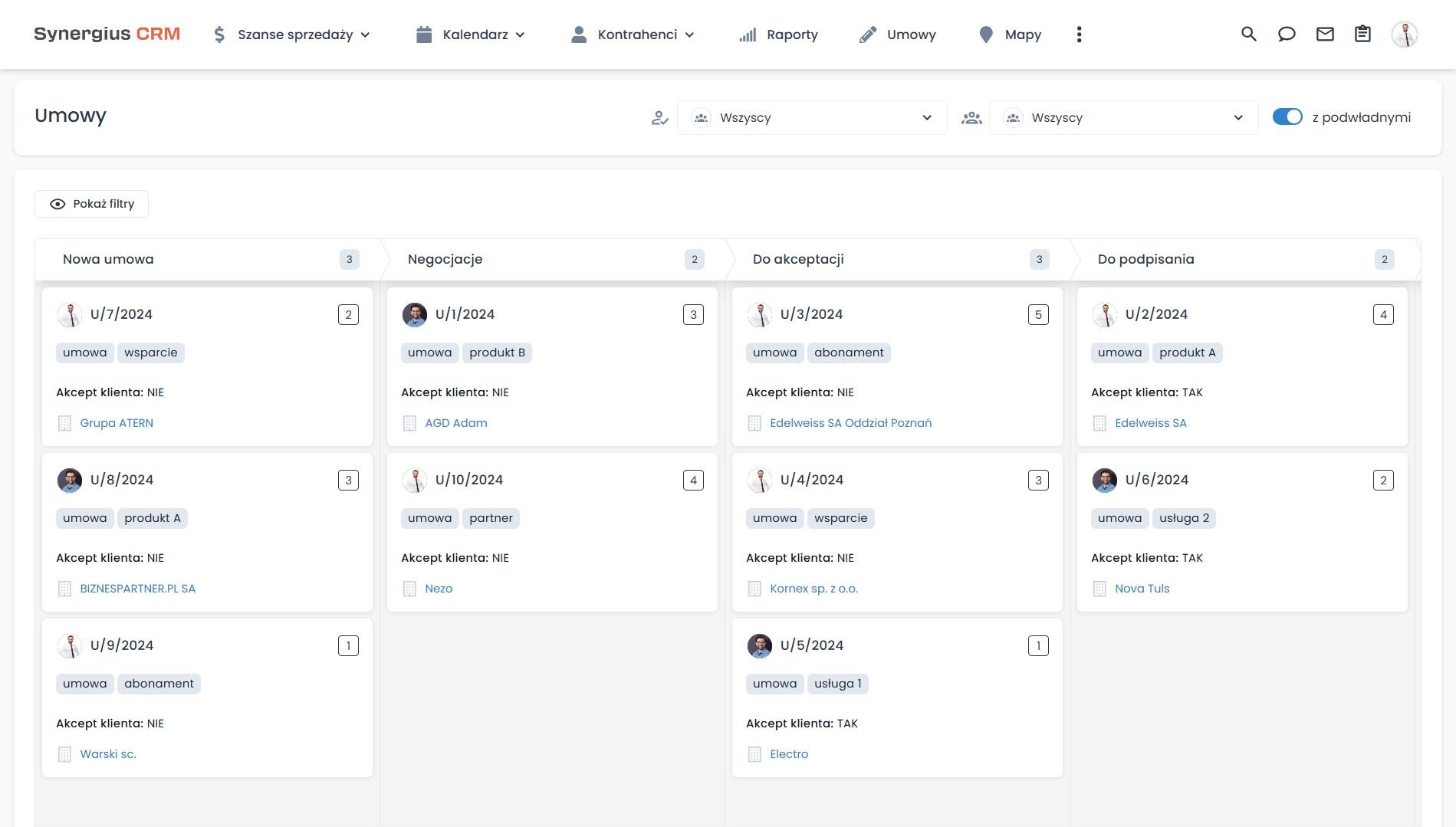 CRM jako program do zarządzania umowami.